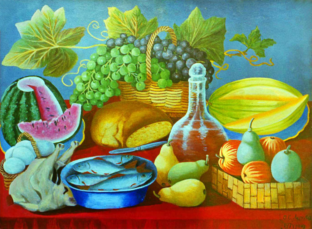 Натюрморт. 1974. Полотно, олія